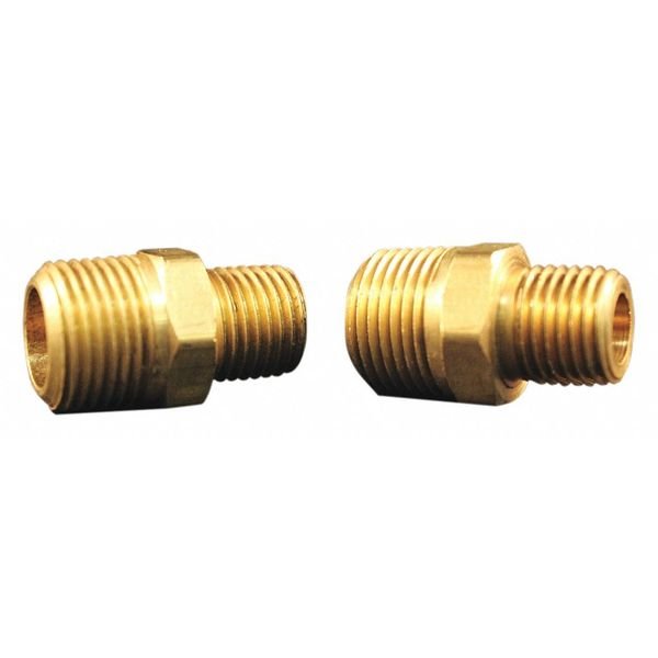 Nipple Hose Fitting, MNPT, 3/8
