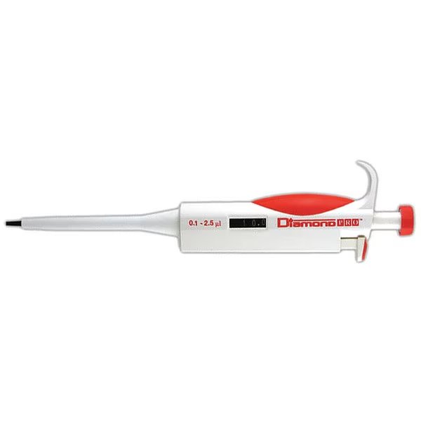 Pipette, Adjustable, 0.1-2.5uL, Globe Scientific, Mfr#: 3311-1