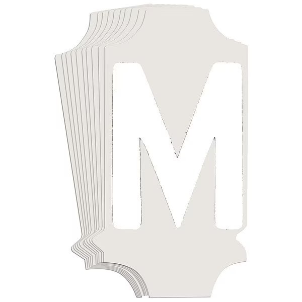 Numbers and Letters Labels, PK 10, Brady, Mfr#: 5040P-M