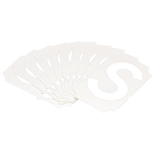 Numbers and Letters Labels, PK 10, BRADY, Mfr# 5080P-S