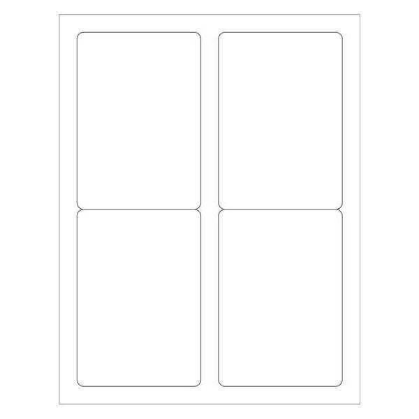 Tape Logic® Rectangle Laser Labels, Master Case, 3 1/2