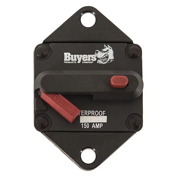 150 Amp Push-to-Trip Circuit Breaker, Buyers Products, Mfr#: CB152PB