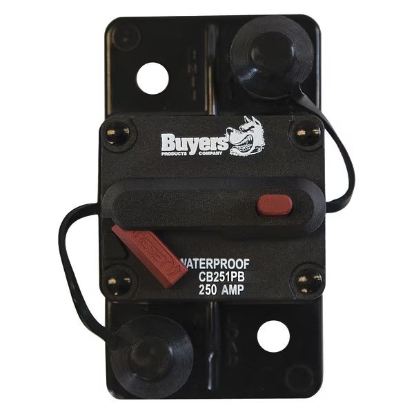 CIRCUIT BREAKER, 250 AMP, PUSH-TO-TRIP, , Buyers Products, Mfr#: CB251PB