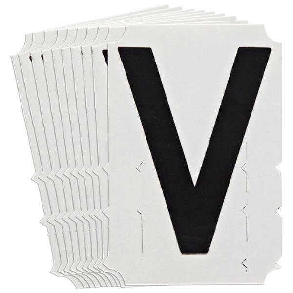 Numbers and Letters Labels, PK 10, Brady, Mfr#: 5180P-V