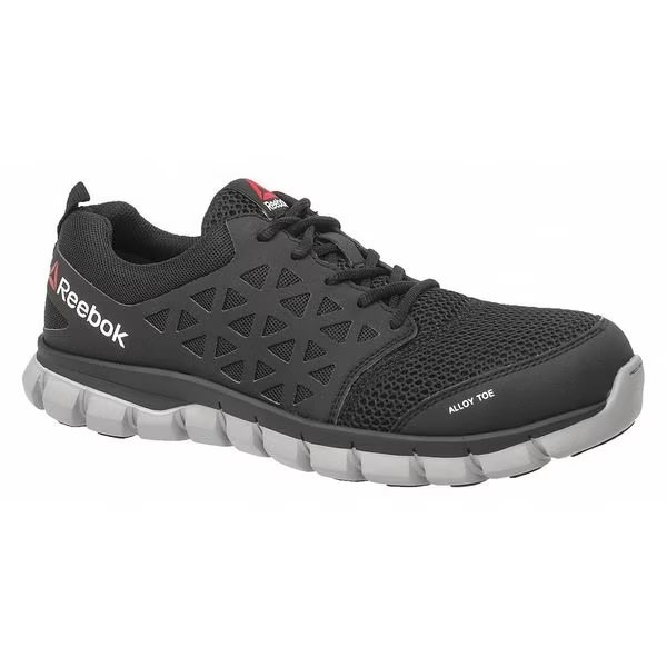 Size 13W Men's Athletic Shoe Alloy Work Shoe, Black, REEBOK, Mfr# RB4041