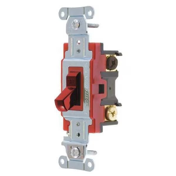 Wall Switch, 20A, Red, 3-Way Type, Toggle, EnjoyTool select, Mfr# 4903BRED