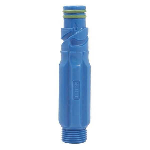 Hose Connector, Acetal Resin, Blue, Aquor Water Systems, Mfr#: CN-S1-B