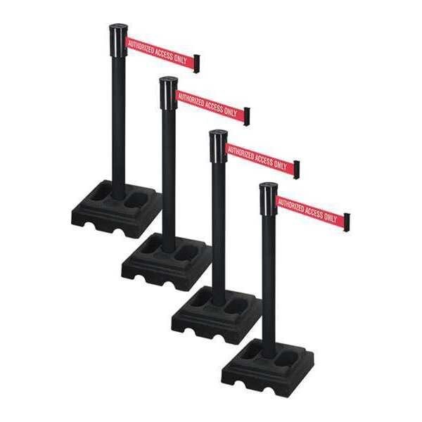 Barrier Systems, Post Black, 15 ft. Belt, Retracta-Belt, Mfr#: PSBA322PSB-AAO