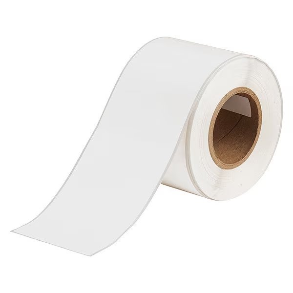 Printer Label Roll, Polyester, 4
