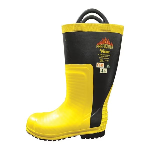 Rscue Saw Fre Boot, Yllw/Blk, Size 11.5, PR, VIKING, Mfr# VW91-11.5