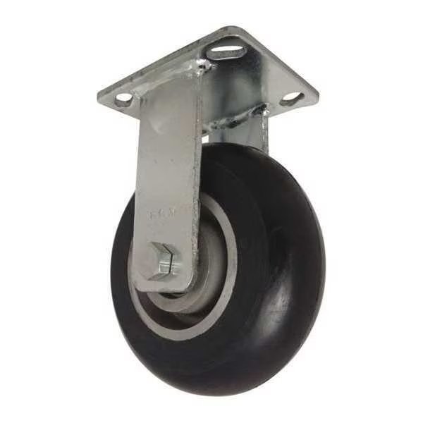 Rigid Plate Caster, Polyurethane, 1050 lb., RWM, Mfr# 65-UAB-0521-R-G