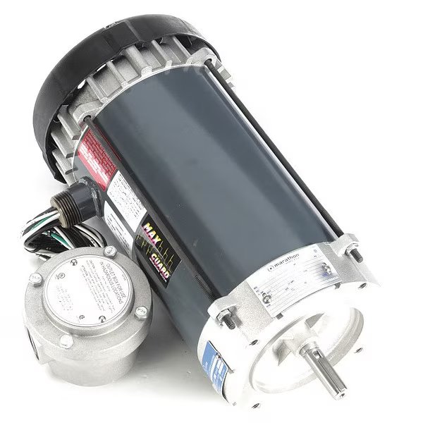 Hazardous Location Motor, 1 HP, 3.3/1.6A, MARATHON MOTORS, Mfr# 056T17G15599