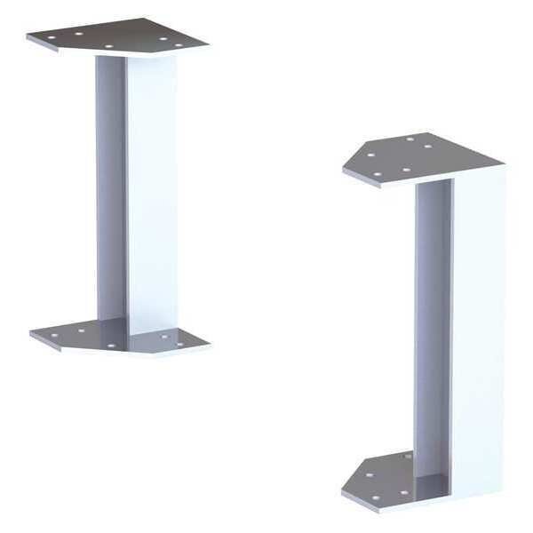 Aluminum Support Leg, 500 lb Load Capacity, 18