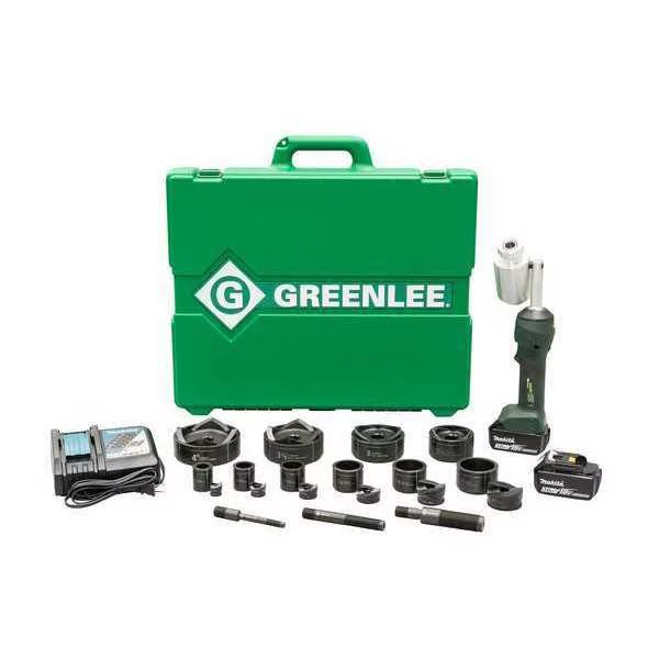 Punch Driver Kit, 18.0V, Li-Ion, Cordless, Greenlee, Mfr#: LS100X11SB4