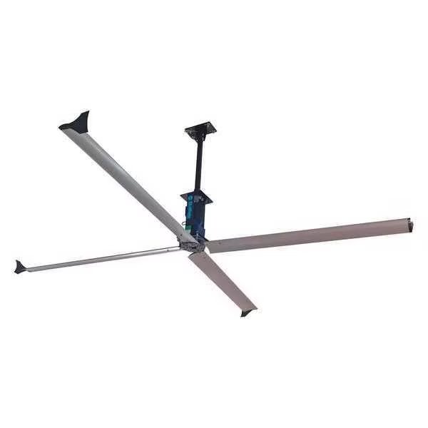HVLS Ceiling Fan, 12 ft. Blade Dia., 1 Phase, 115 V AC, Skyblade, Mfr#: STEP-1236-412-1