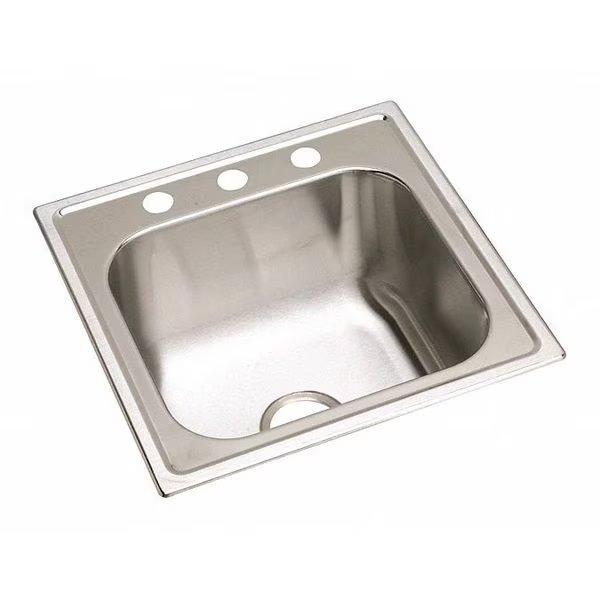 Sink, Drop-In Mount, OS4 Hole, Premium Highlighted Satin Finish, ELKAY, Mfr# DPC1202010OS4