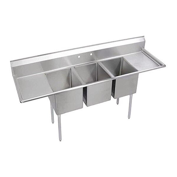 Sink, Scullery Mount, 1 Set, On Center Hole, #4 Finish Finish, ELKAY, Mfr# 3C18X18-2-24X