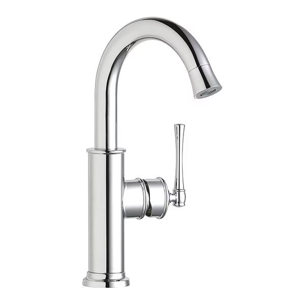 Forward Only Lever Handle, Single Hole Only Mount, Residential 1 Hole Faucet, Sngl Hole, Fw Levr, Chro, Elkay, Mfr#: LKEC2012CR
