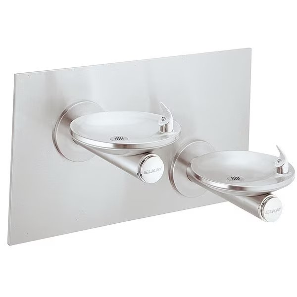Wall Mount, Yes ADA, 2 Level Drinking Fountain, ELKAY, Mfr# EDFPBMV117C