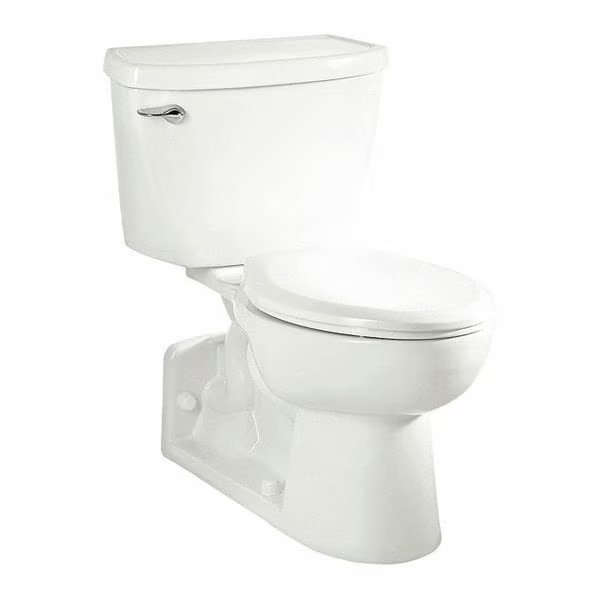 Yorkvile 1.1GPF R Elong Toilet Wh, 1.1 gpf, Pressure Assist Tank, Floor Mount, Elongated, White, AMERICAN STANDARD, Mfr# 2878.100.020