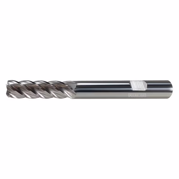 Corner Radius End Mill, Uncoated, 3