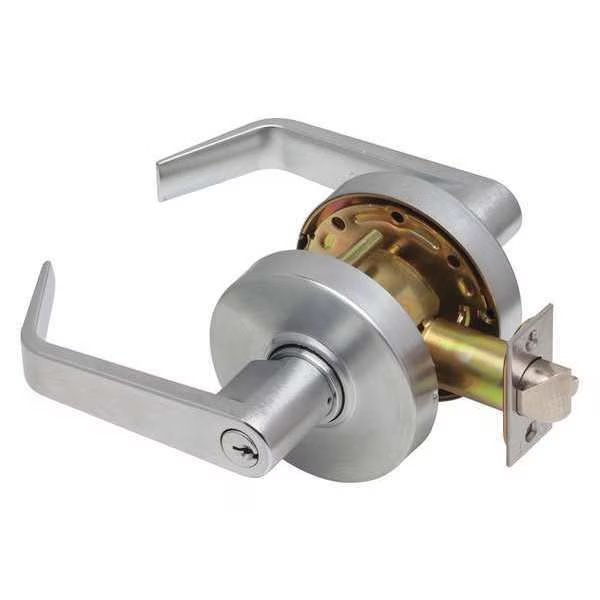 Door Lever Lockset, Mechanical, Entrance, DEXTER BY SCHLAGE, Mfr# C1000-ENTR-R-626-KDC