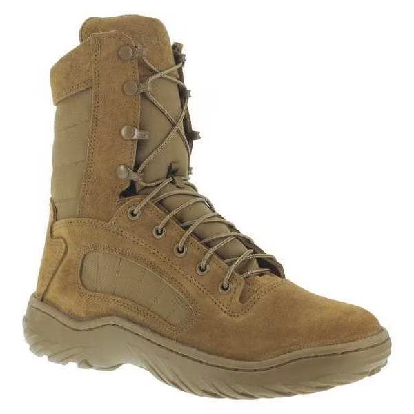Boots, 9, M, Brown, Plain, PR, REEBOK, Mfr# CM8992