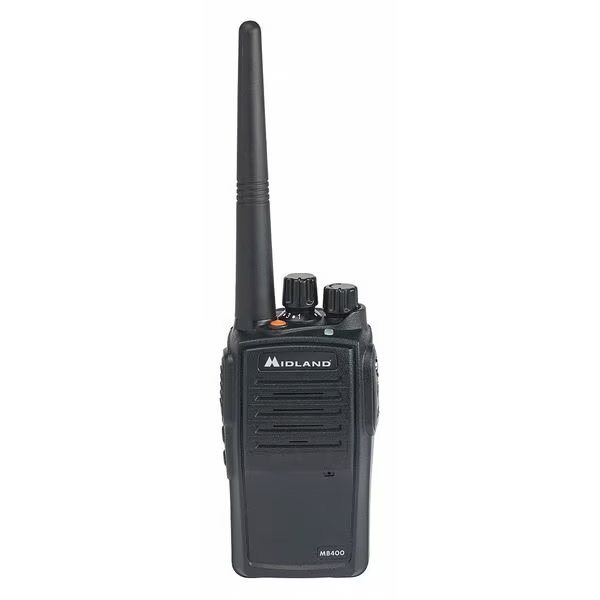 Portable Two Way Radio, Analog, UHF Band, Midland Radio, Mfr#: MB400