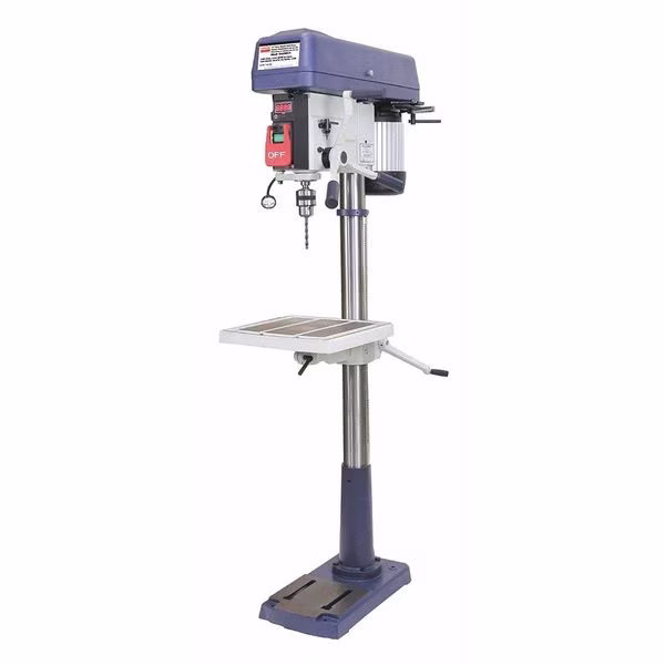 Floor Drill Press, Belt Drive, 1 hp, 230/460 V, 16 in Swing, 16 Speed, Dayton, Mfr#: 55MJ87