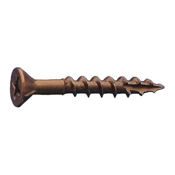 Wood Screw, #8, 3 in, Oil Rubbed Low Carbon Steel Flat Head Phillips Drive, 1500 PK, DAGGERZ, Mfr# DLFLPHL08300**