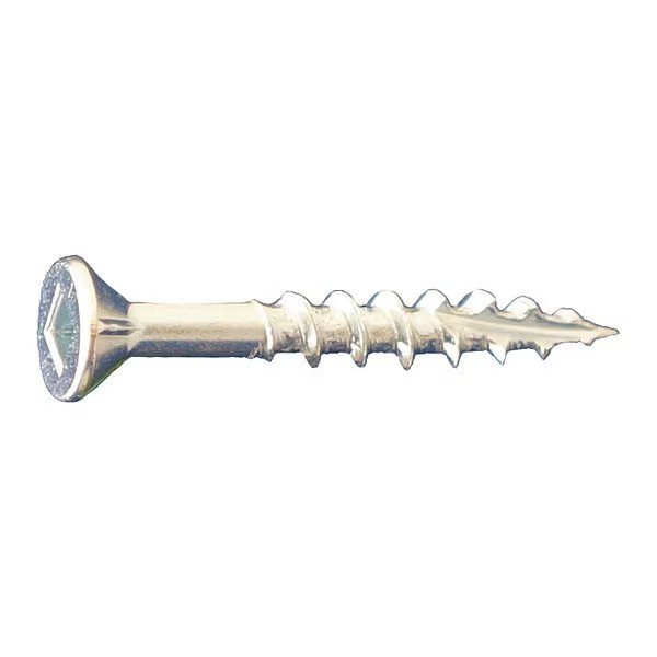 Wood Screw, #10, 4 in, Zinc Plated Low Carbon Steel Flat Head Square Drive, 1000 PK, DAGGERZ, Mfr# DLFLSQZ1040