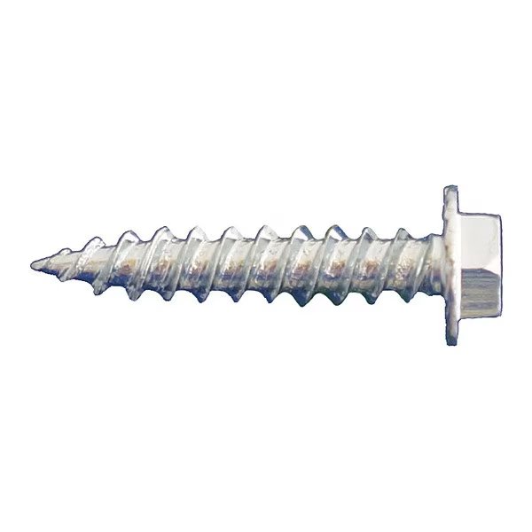 Sheet Metal Screw, #10 x 4 in, Zinc Plated Steel Hex Head Hex Drive, 1000 PK, DAGGERZ, Mfr# SMZ10408