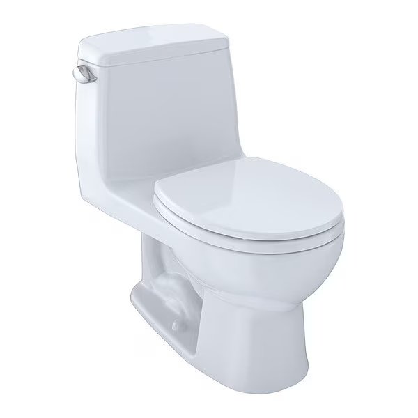 Toilet, 1.6 gpf, G-Max, Floor Mount, Round, Cotton, TOTO, Mfr# MS853113S#01
