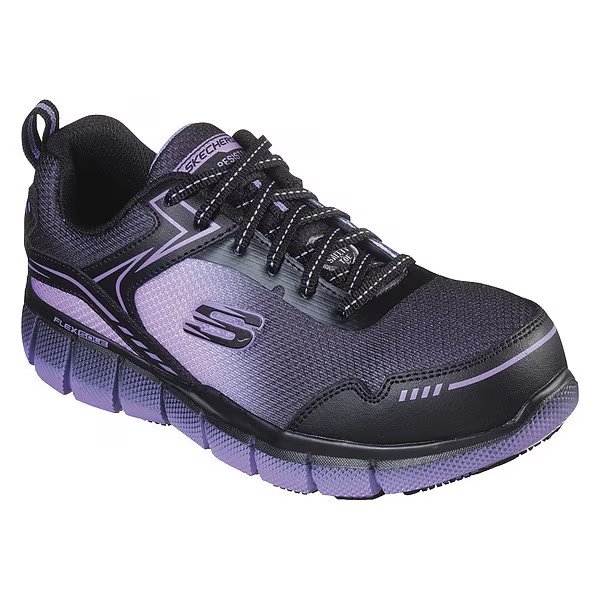 Athletic Shoe, M, 5 1/2, Black, PR, SKECHERS, Mfr# 108009 BKPR SIZE 5.5