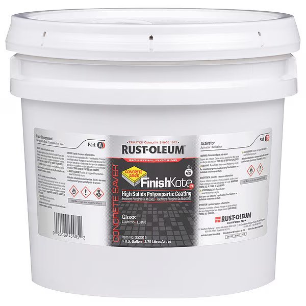 Floor Coating Kit, Gloss, 1 gal., Rust-Oleum, Mfr#: 353015