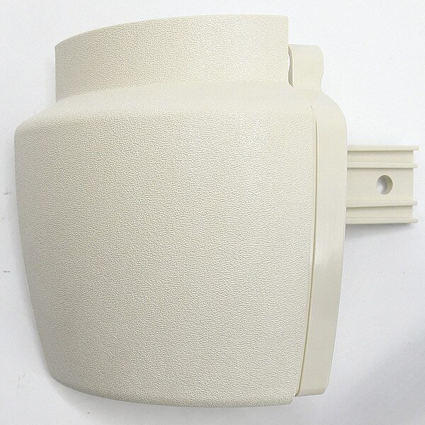 Left Handrail Return, Eggshell, Acrovyn, Mfr#: HRB20CAPL100N