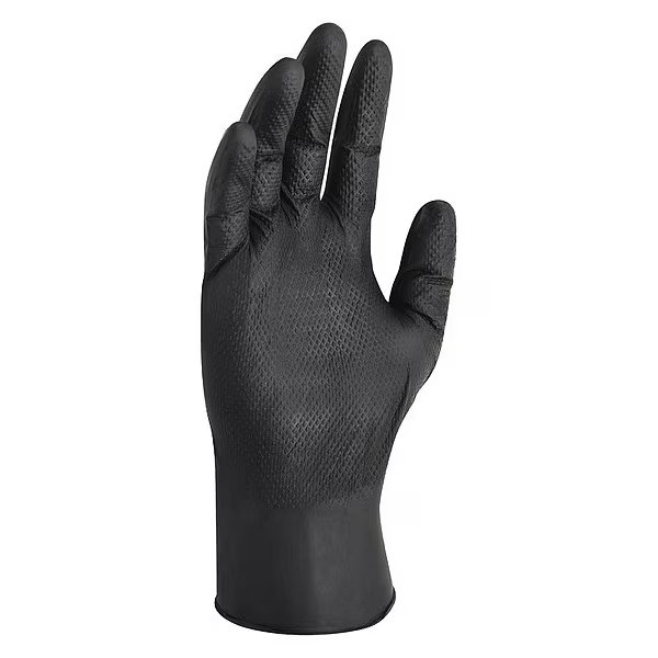 Disposable Glove, Nitrile, Black, L, 100 PK, KLEENGUARD, Mfr# 49277