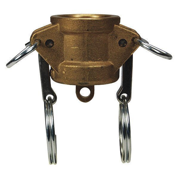 Dust Cap, Type DC, Forged Brass, 3/4, DIXON VALVE & COUPLING, Mfr# G75-DC-BR