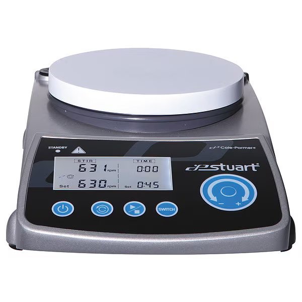 Magnetic Stirrer, Digital, 110V, 0.27A, Stuart, Mfr#: 04661-29