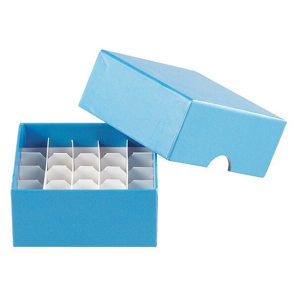 Carboard Cryogenc Tube Storage Box, PK200, HEATHROW SCIENTIFIC, Mfr# 120519