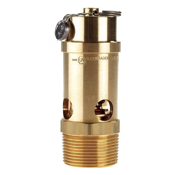 Pressure Relief Valve, Brass Ball, CONRADER, Mfr# 5694G-CE-100