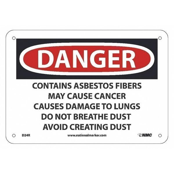 Contains Asbestos Fibers May Cause Cance, D24R, NMC, Mfr# D24R