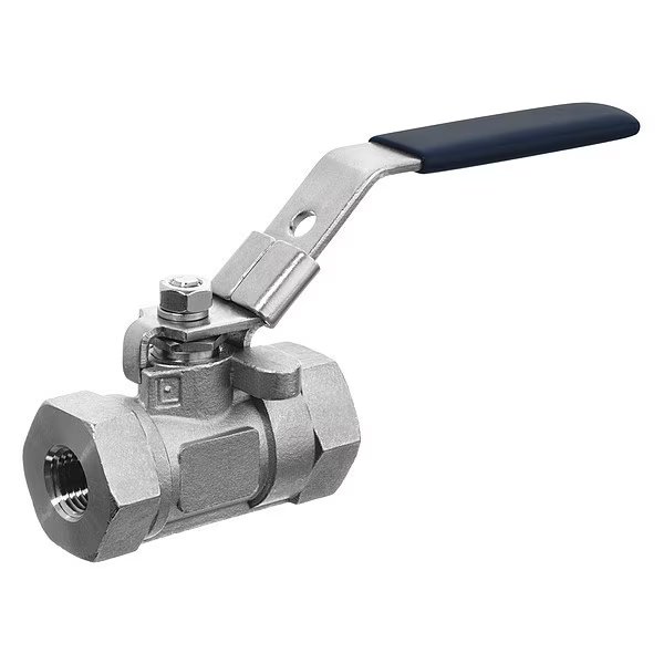 Ball Valve, 304 SS, 1-Way Body Style, USA INDUSTRIALS, Mfr# ZUSA-VLV-45