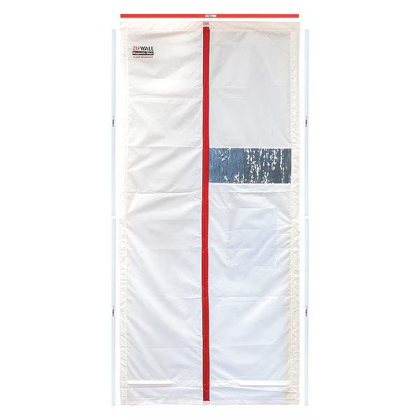 Magnetic Door, For Steel Frames, 3ft x 7ft, Zipwall, Mfr#: M3070