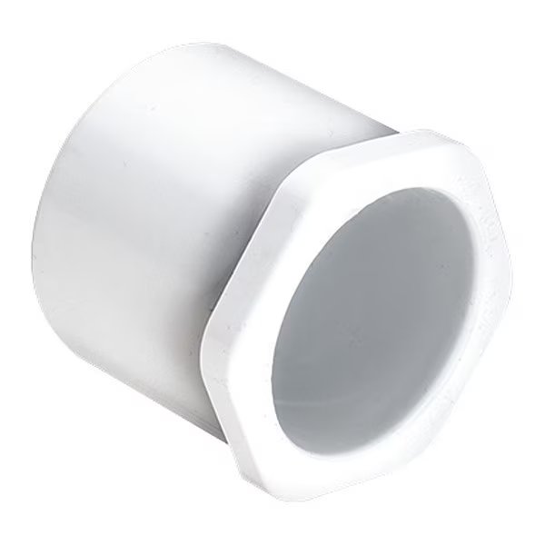 PVC Adapter Bushing, Socket x Spigot, 4 in x 1 1/2 in Pipe Size, EnjoyTool select, Mfr# 437-419