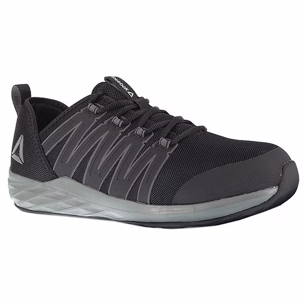 Athletic Shoe, M, 9, Black, PR, Reebok, Mfr#: RB2211