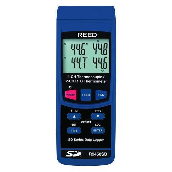 Thermocouple Thermometer, LCD, Reed Instruments, Mfr#: R2450SD