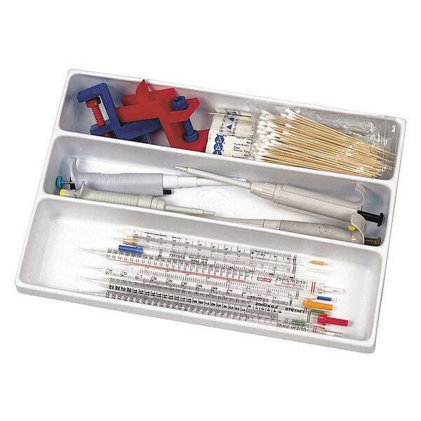 Drawer Organizer, 3 Slots, 2-1/2
