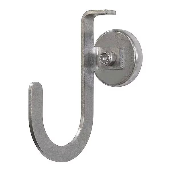 Universal J-hook Magnet, 42 lb Cap, Mag-Mate, Mfr#: MX2000JH