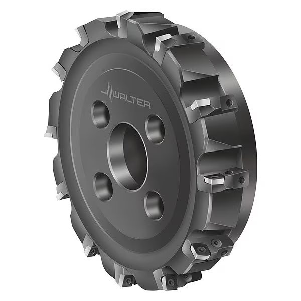 Indexable Face Mill, 18 Inserts, 0.354 in Cut Depth, Walter, Mfr#: F2010.B.315.Z18.09.R500M